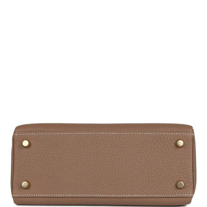 エルメス ケリー ルトゥール 25 エトゥープ トゴ ゴールド金具