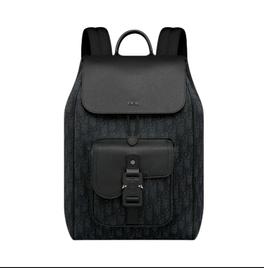 クリスチャン DlOR オブリーク ジャカード グレインカーフスキン サドル