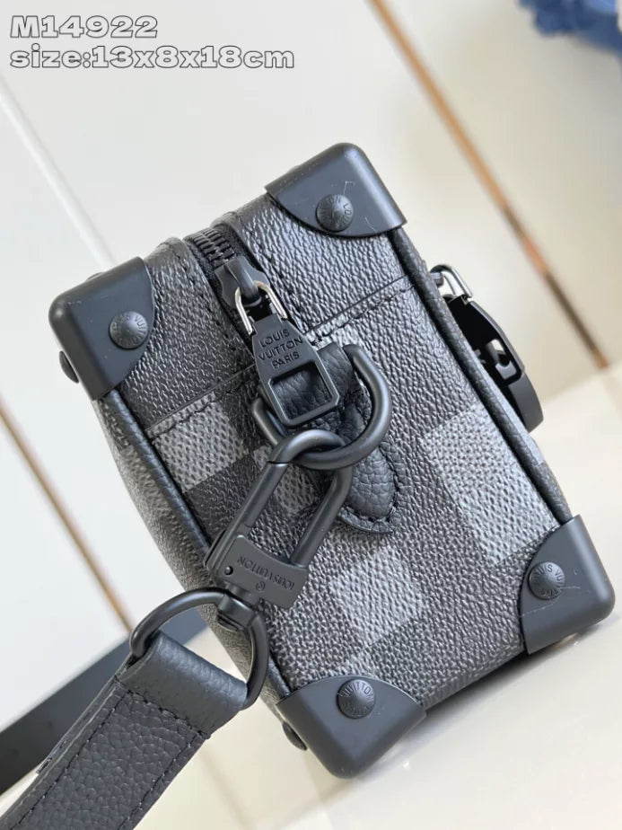 ミニ ソフトトランクバッグ ブラック ダモフラージュ ブラックキャンバス M14922 – LW415