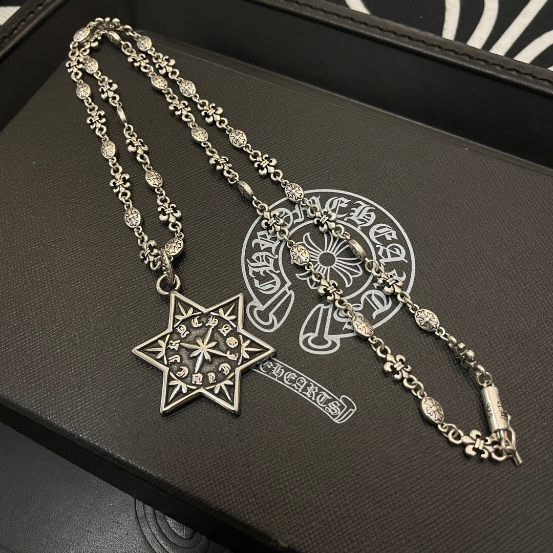 【CHROME HEARTS】ネックレス、新しいネックレス万能シンプルファッションオーナメント 24614