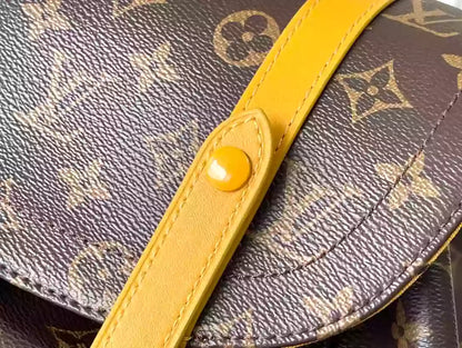 クリストファー MM バックパック（サフランイエロー モノグラム マカッサル コーテッドキャンバス） – LW156