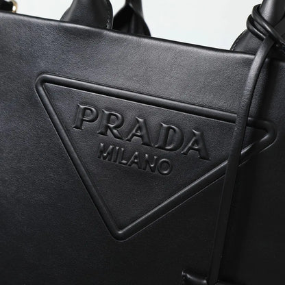 PRADA トートバッグ 1BA376 ASK エンボスロゴ SOFT CALF