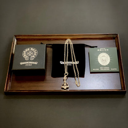 【クロムハーツ　ネックレス　ペンダント】CHROME HEARTS　1ボールBSフレアチャーム ペンダント【チェーン付】　ネックレス