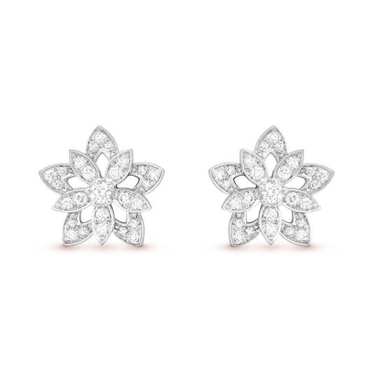 ヴァン クリーフ＆アーペルのロータス ホロー イヤリング（ミニスタイル）の新着商品