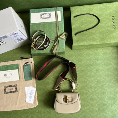 グッチ バンブー 1947 ミニトップハンドルバッグ