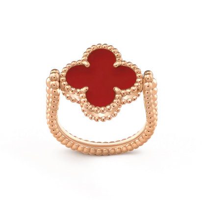 Van Cleef & Arpels ヴィンテージ アルハンブラ フリッパブル リングの新着