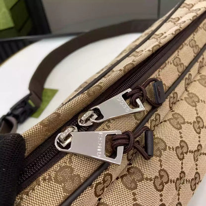 GGジャンボ スモール ベルトバッグ（ブラックレザー）– BG080