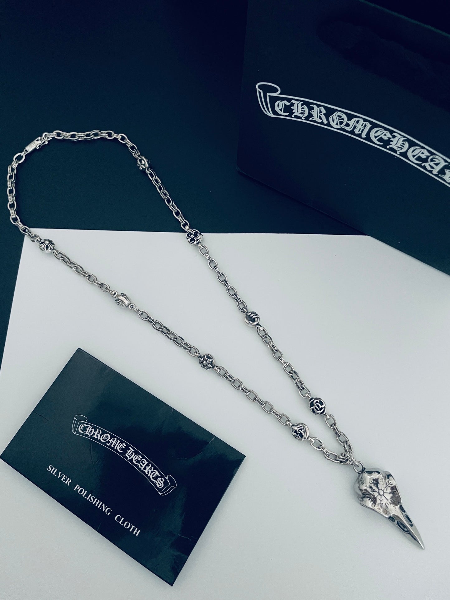 【CHROME HEARTS】クロムハーツ、新しいネックレス万能シンプルファッションオーナメント