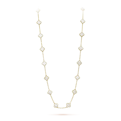 ヴァン クリーフ＆アーモンド アルハンブラ ロングネックレス（チャーム20個）