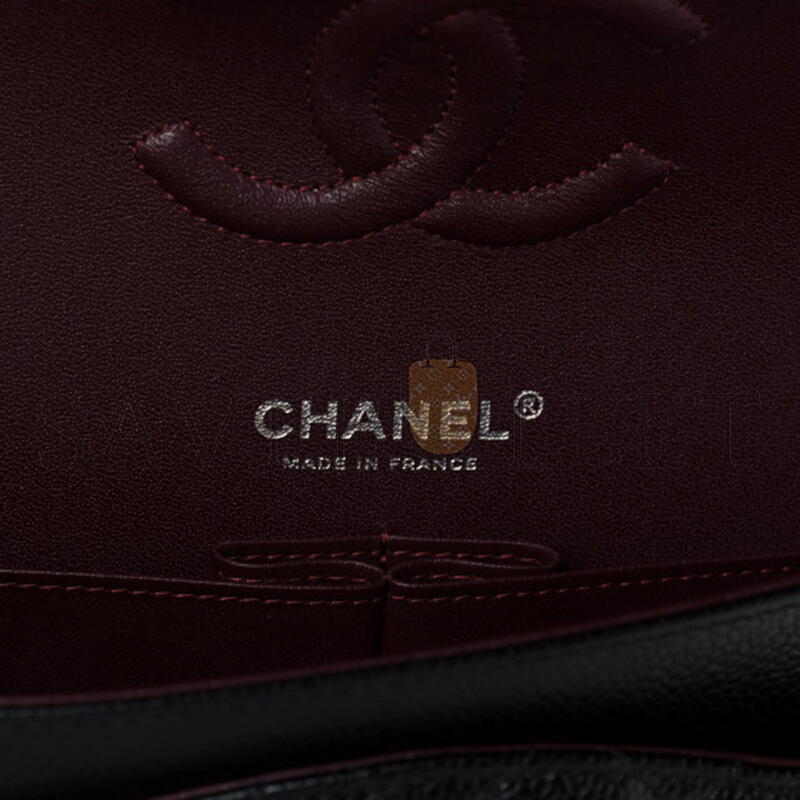 シャネル キャビア キルティング ミディアム ダブルフラップ 1154144 (25*15*6cm)