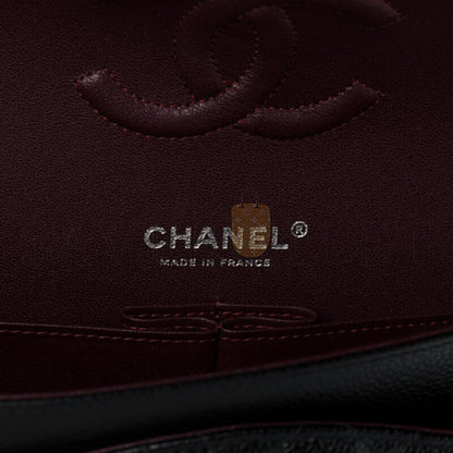 シャネル キャビア キルティング ミディアム ダブルフラップ 1154144 (25*15*6cm)