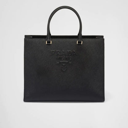 ★PRADA直営店★ラージ サフィアーノ レザー ハンドバッグ