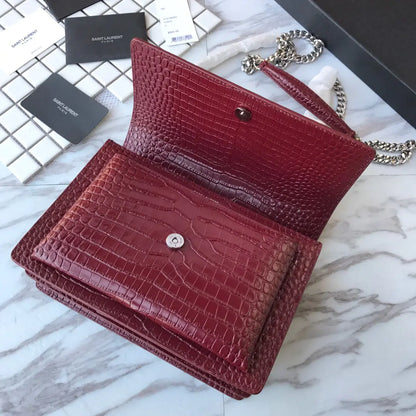 マンハッタン ミディアム ショッピングバッグ（箱入り）サンローラン レザー