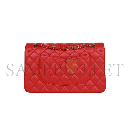 シャネル キャビア キルティング ミディアム ダブルフラップ 1200354 (25*15*7cm)