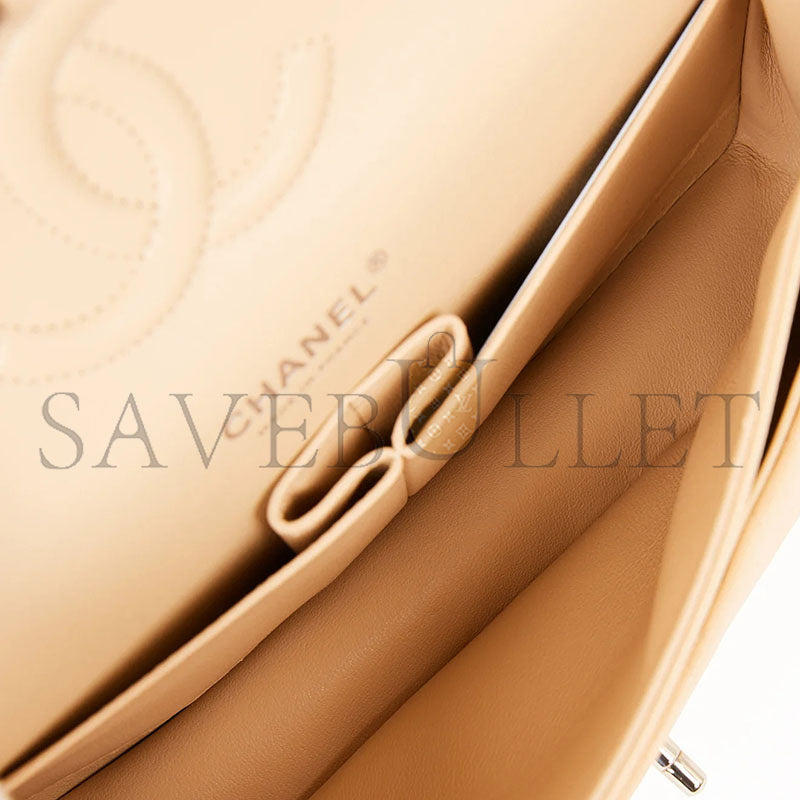 シャネル キャビア キルティング ミディアム クラシック ダブルフラップ 1541024 (25*15*7cm)