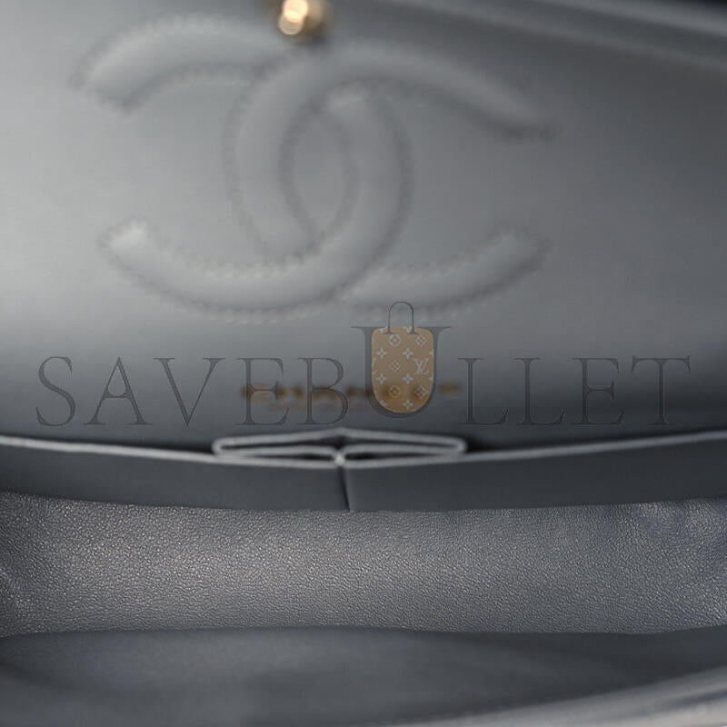 シャネル キャビア キルティング ミディアム ダブルフラップ 1215620 (25*15*6cm)