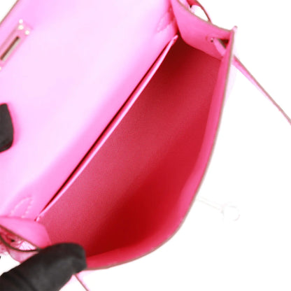 エルメス ケリー・セリエ 20 ローズショッキング マットアリゲーター パラジウム金具