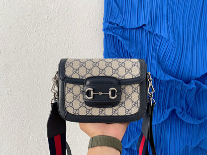 GUCCI〔グッチ ホースビット 1955〕ミニバッグ 20 X 15 CM