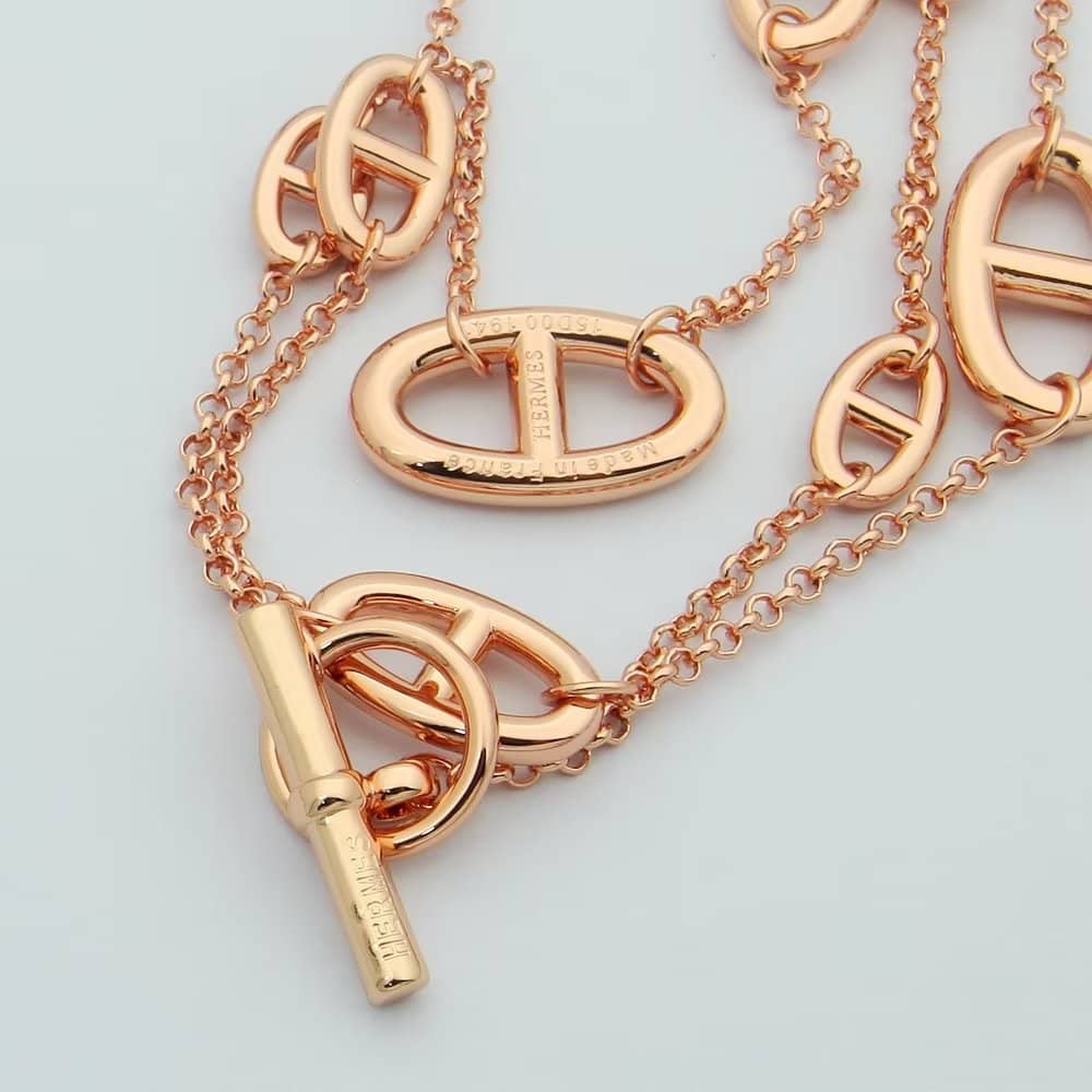 偽エルメスロゴネックレス