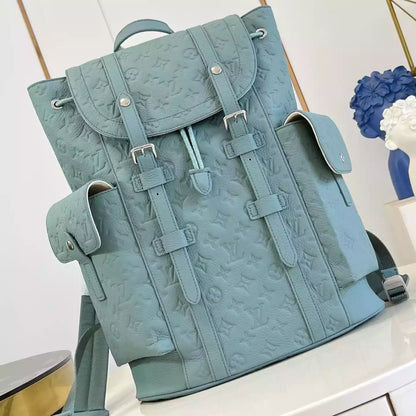 クリストファー MM バックパック ミスティレイクグリーン モノグラム トリヨン – LW310