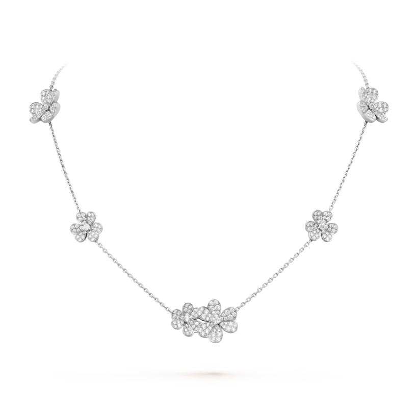 ヴァン クリーフ＆アーペルのフリヴォル ネックレス（9つの花）の新着商品