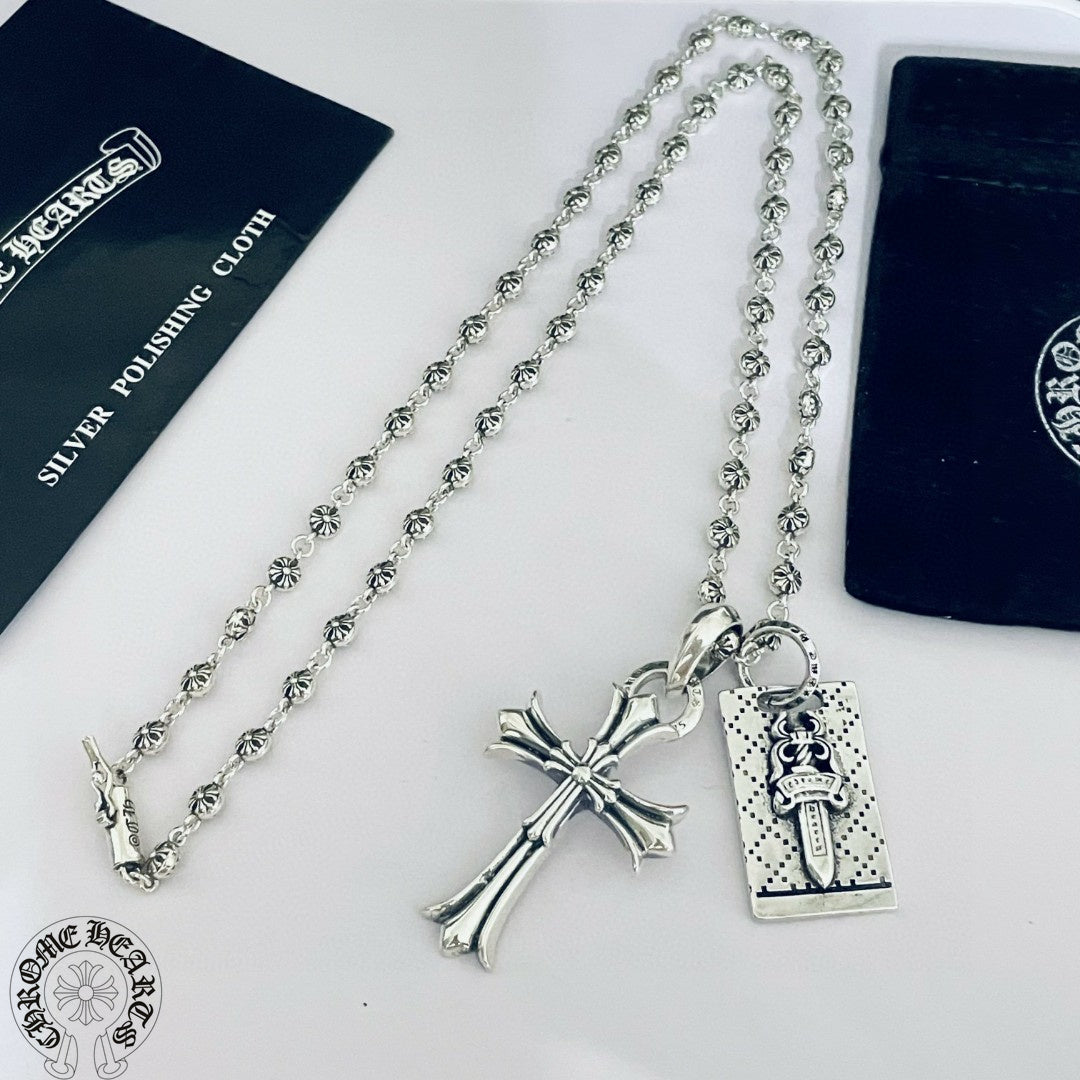 【Chrome Hearts】ネックレス、新しいネックレス万能シンプルファッションオーナメント 男女兼用