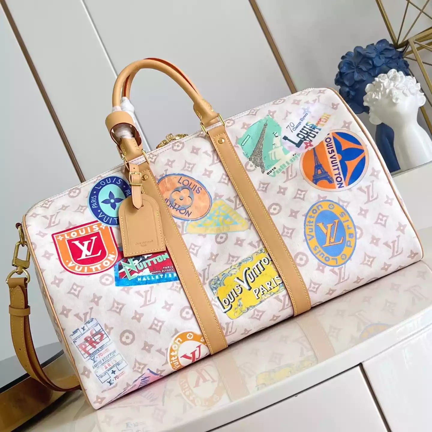 キーポル バンドリエール 45 モノグラム デューン キャンバス – LW309