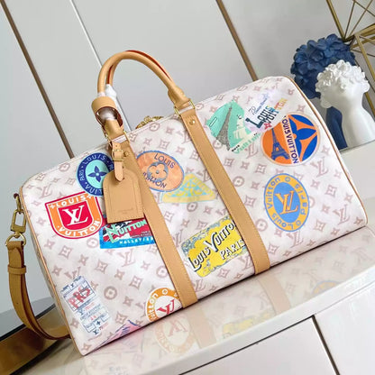 キーポル バンドリエール 45 モノグラム デューン キャンバス – LW309