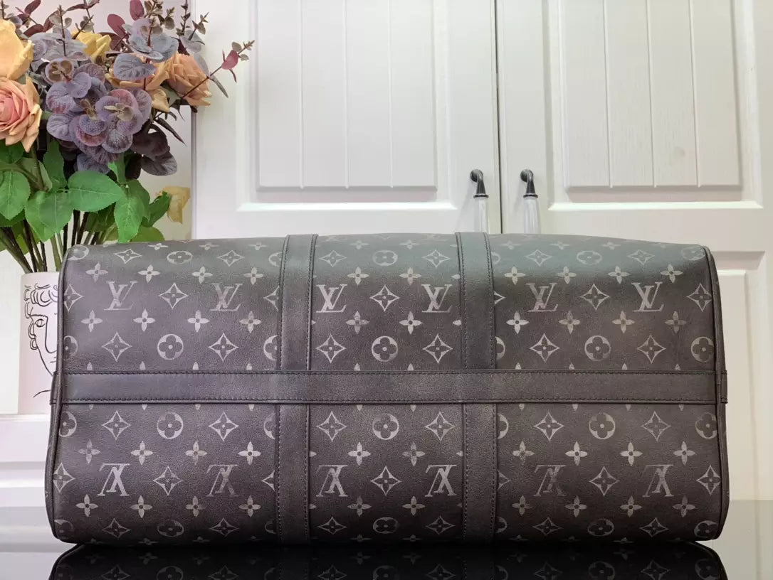 ルイ・ヴィトン キーポル 50cm レザーバッグ（ブラック） – LW189