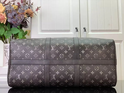 ルイ・ヴィトン キーポル 50cm レザーバッグ（ブラック） – LW189