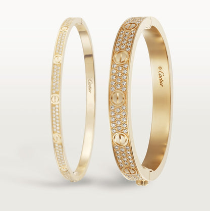 ラブブレスレット、ダイヤモンドパヴェ [ベストセラー]