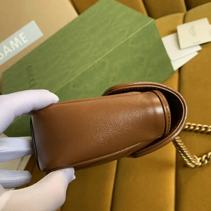 GGマーモント ミニキルティングショルダーバッグ