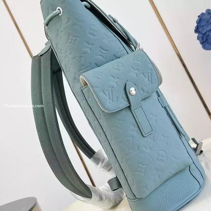 クリストファー MM バックパック ミスティレイクグリーン モノグラム トリヨン – LW310