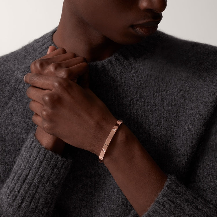 ラブブレスレット、ダイヤモンド4個