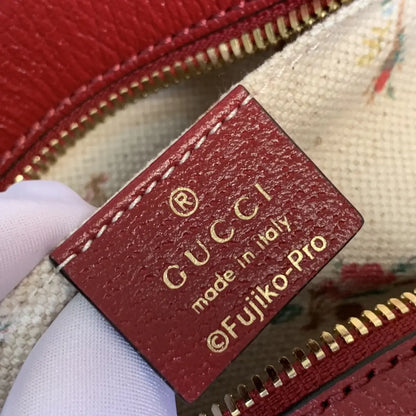 GG ブラック ショルダーバッグ