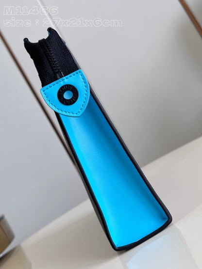 トラベルポーチ MM ターコイズ モノグラム エクリプス リバース M11466 – LW393