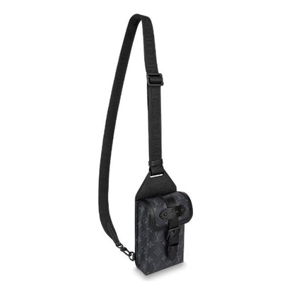 ルイ・ヴィトン ソミュール スリングバッグ モノグラム・エクリプス コーティングキャンバス – LVB010