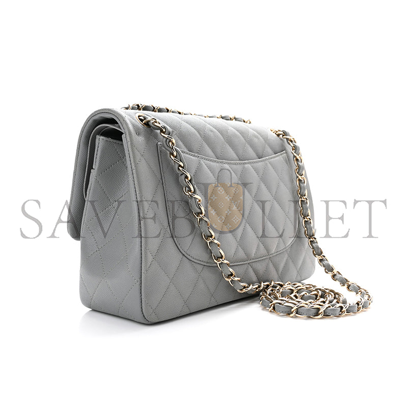 シャネル キャビア キルティング ジャンボ ダブルフラップ 1179921 (30*20*9cm)