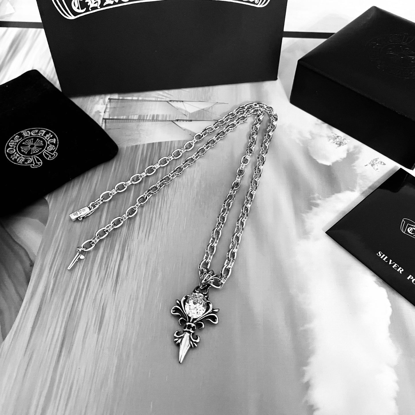 【CHROME HEARTS】ネックレス、新しいネックレス万能シンプルファッションオーナメント