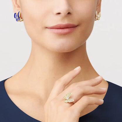 ヴァン クリーフ＆アーペルのツー バタフライ リングの新着