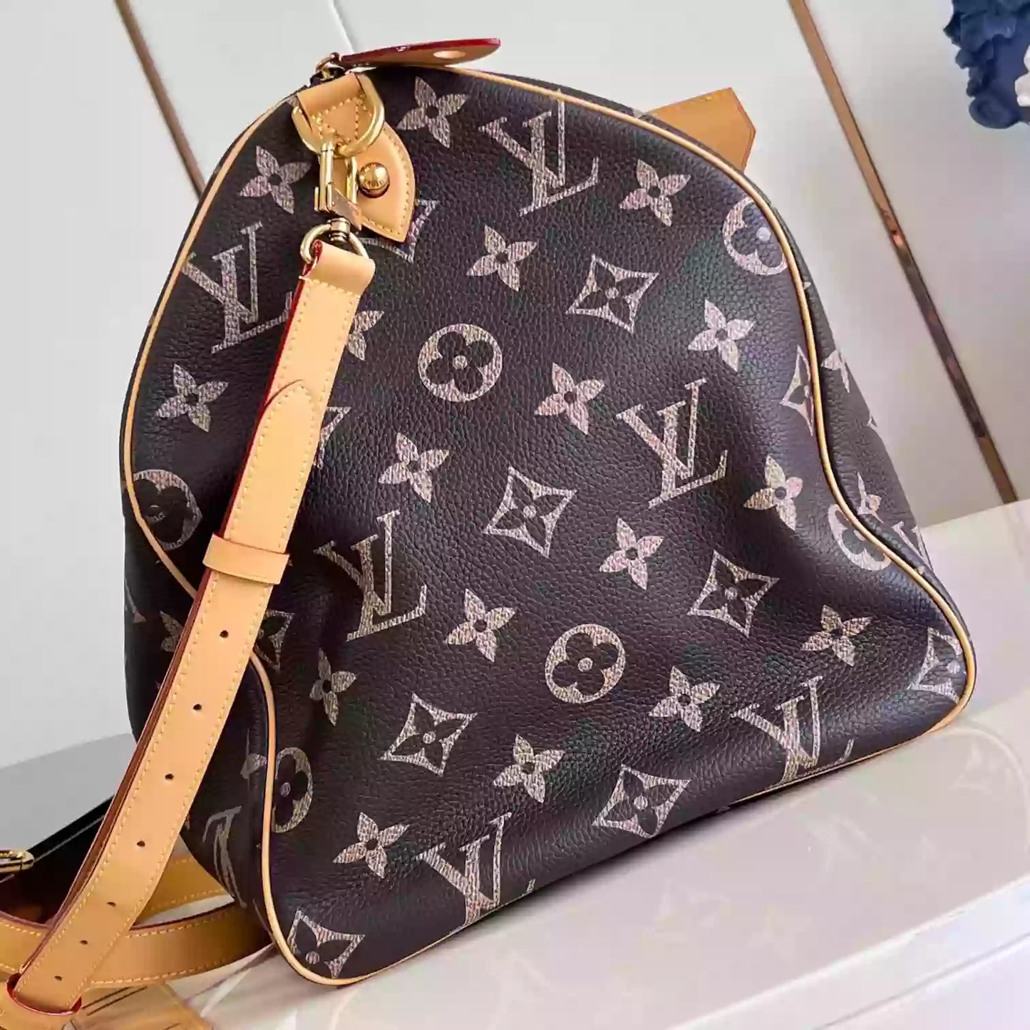 スピーディー P9 バンドリエール 50 モノグラム ソフトカーフスキン M46962 – LW359