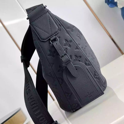 ホーボー ハマックバッグ ブラック モノグラム シャドウ M12850 – LW420