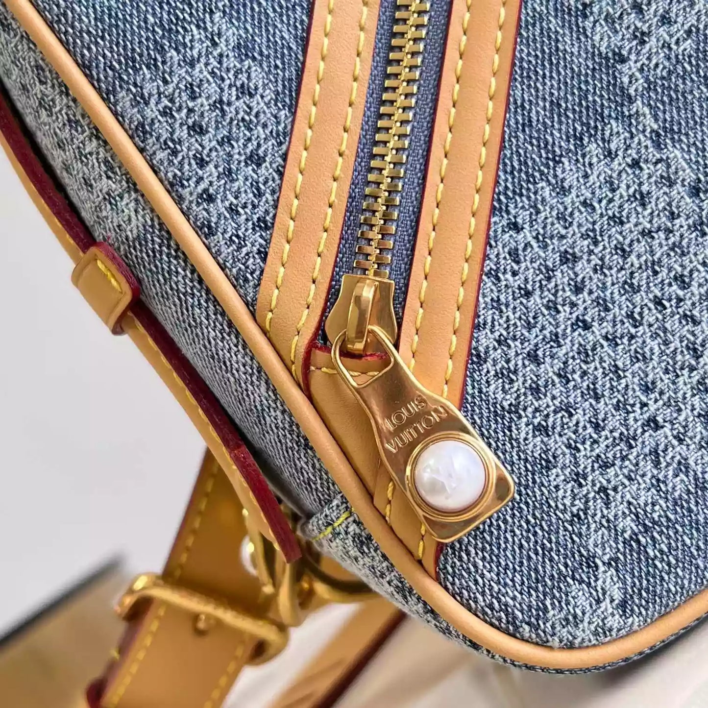 チェス メッセンジャー ブルー ダミエ デニム 3D キャンバス N40706 – LW444