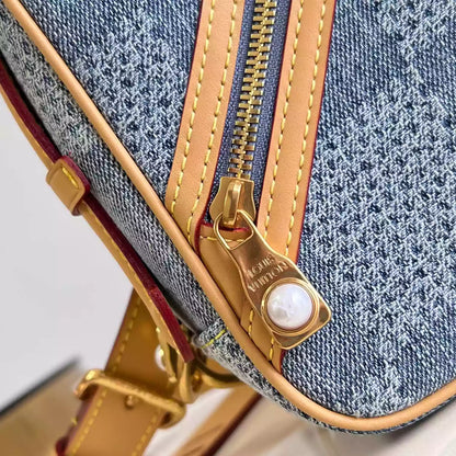 チェス メッセンジャー ブルー ダミエ デニム 3D キャンバス N40706 – LW444