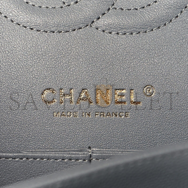 シャネル キャビア キルティング ミディアム ダブルフラップ 1215620 (25*15*6cm)