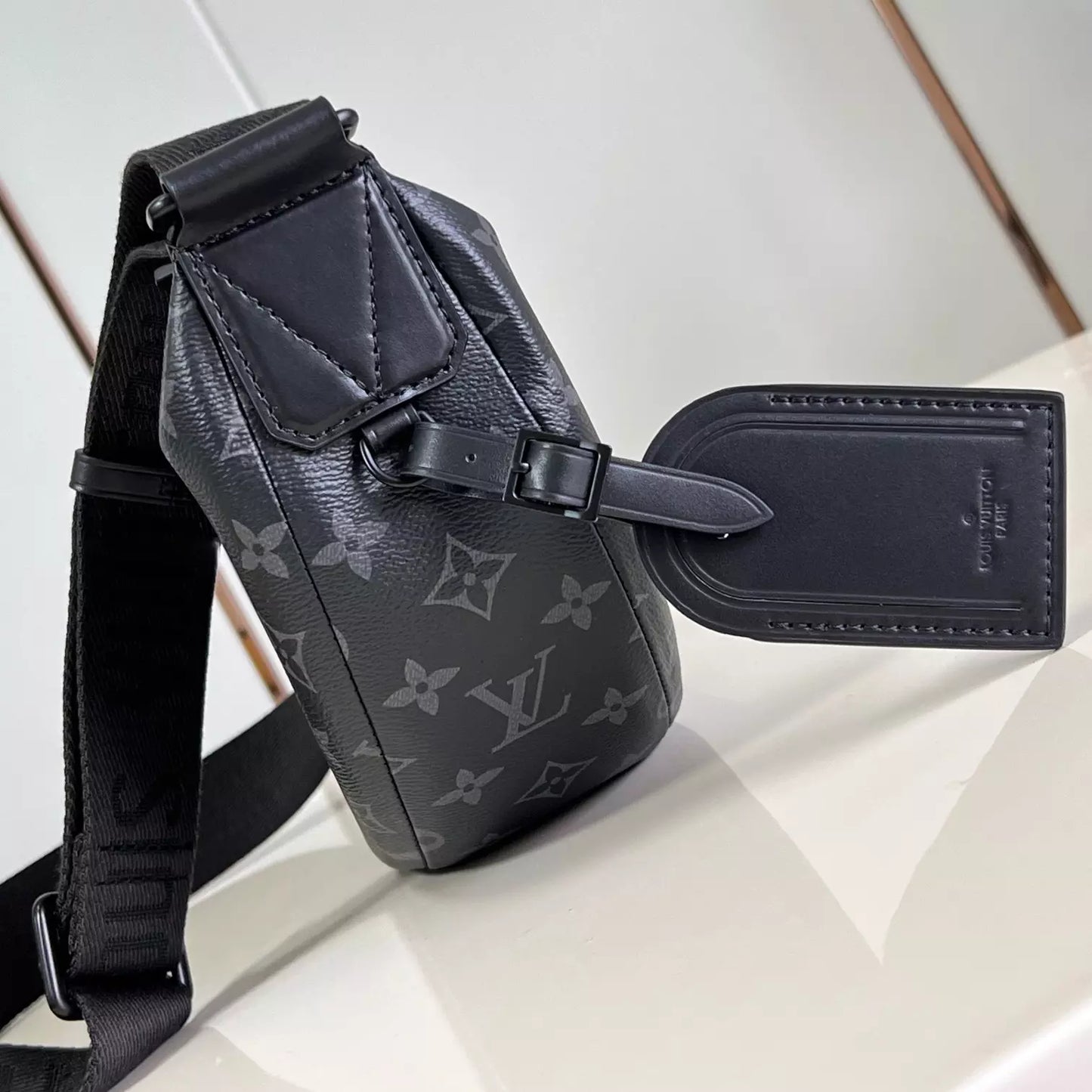 ハマック バッグ PM ブラック モノグラム エクリプス キャンバス M47158 – LW446