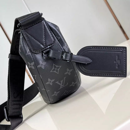 ハマック バッグ PM ブラック モノグラム エクリプス キャンバス M47158 – LW446