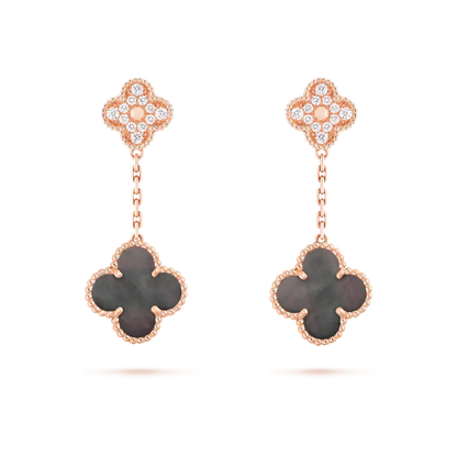 ヴァン クリーフ＆アーペルのマジック アルハンブラ イヤリング（幸運の四つ葉の模様が2つ）の新作