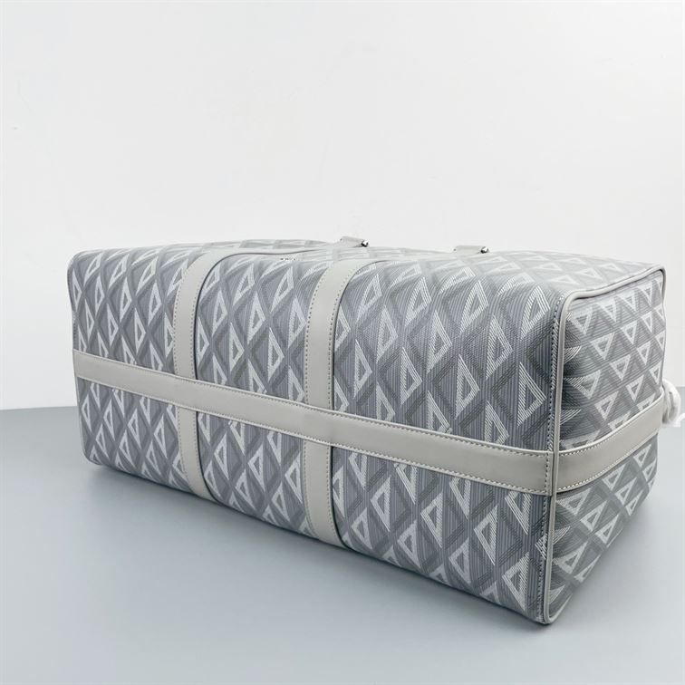 ディオール リンゴット 50 バッグ グレー CD ダイヤモンド キャンバス – DIO029