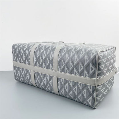 ディオール リンゴット 50 バッグ グレー CD ダイヤモンド キャンバス – DIO029